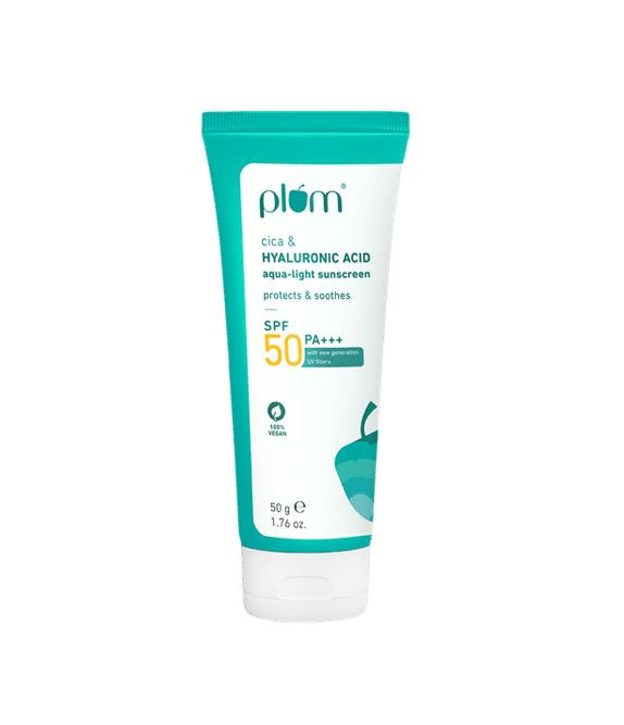 Picture of Plum Cica & Hyaluronic Acid SPF 50 PA+++ Sunscreen 50g