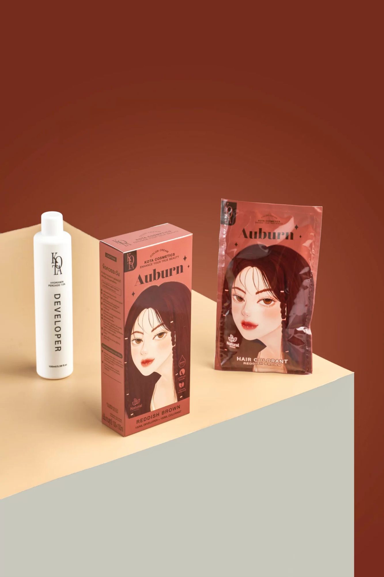 Picture of Kota Color Cream Hair Color (reddish brown)