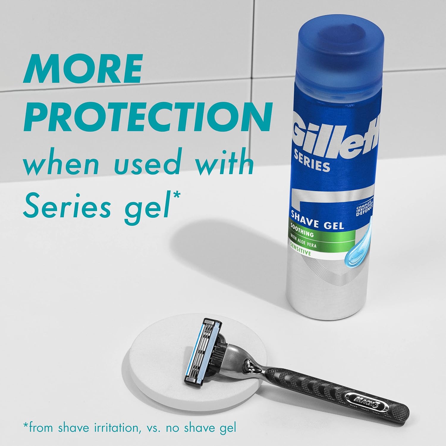 Picture of Gillette Mach3 Razor Blades-8 Refills