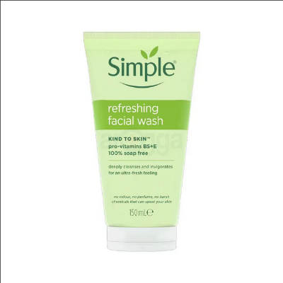 Picture of Simple Kind to Skin Refreshing Facial Wash with Vitamin B5+E-150ml