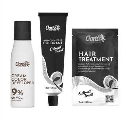 Picture of Clariss Hair Color Enduring Color + Brilliant Shine Vibrant Color Rich Pigment 4.5 Mahogany