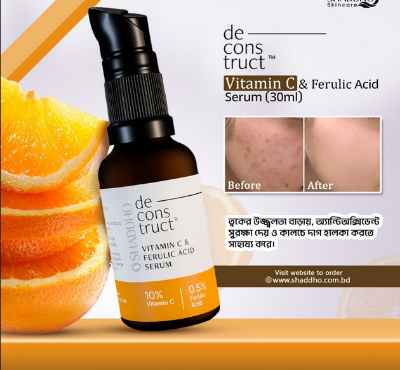 Picture of Deconstruct Vitamin C Serum For Face – 10% Vitamin C + 0.5 % Ferulic Acid- 30ml