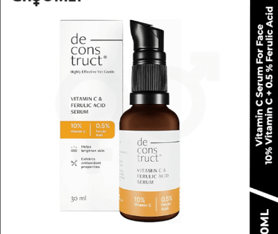 Picture of Deconstruct Vitamin C Serum For Face – 10% Vitamin C + 0.5 % Ferulic Acid- 30ml