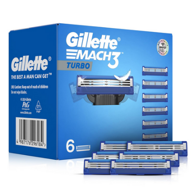 Picture of Gillette Mach3 Turbo Manual Shaving Razor Blades - 2pcs(Cartridge)
