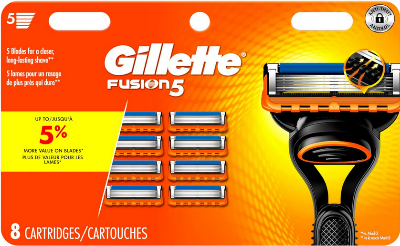 Picture of Gillette Fusion5 men's Razor Blade Refills, 8 pcs