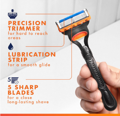 Picture of Gillette Fusion5 men's Razor Blade Refills, 8 pcs
