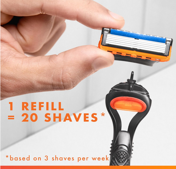 Picture of Gillette Fusion5 men's Razor Blade Refills, 8 pcs