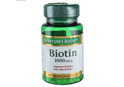 Picture of Nature’s Bounty Biotin (1,000 mcg) – 100 tablets