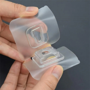 Picture of 1 Pair Double Sided Wall Adhesive Hook Socket Holder Cable Storage Plug Fixing Organize Seamless Waterproof Reusable