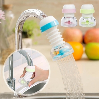 Picture of 360 Degree Household Rotating Faucet Aerator Swivel Head Water Saving Faucet Adapter Device tap