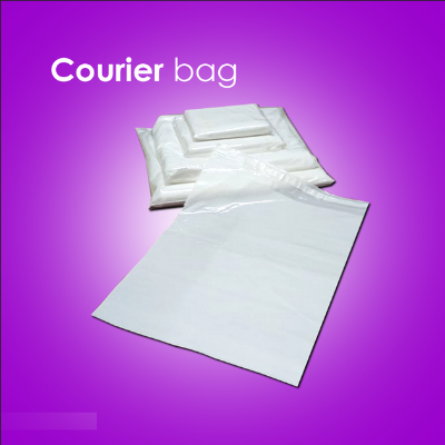 Picture of 12''×16''×2'' Courier/Shipping Poly Bag White - 100pcs