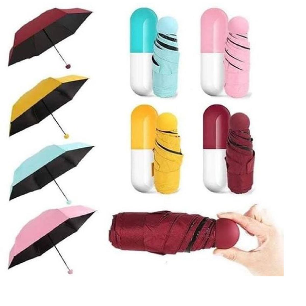 Picture of mini capsule umbrella for girls -  Umbrella