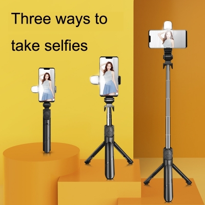 Picture of XT02SP Mini Bluetooth Live Tripod Selfie Stick(Black)
