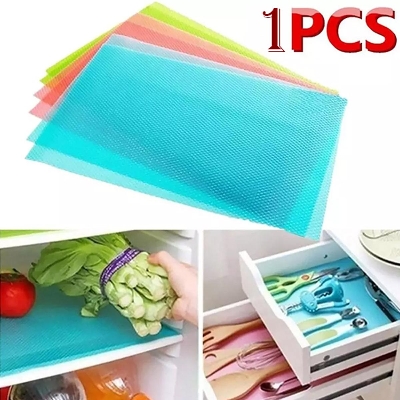 Picture of 1pcs Refrigerator Pad Antibacterial Antifouling Mildew Moisture Pad Waterproof Refrigerator Mats