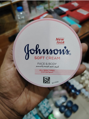 Picture of John,son's soft cream face &body all skin types 200ml Dubai