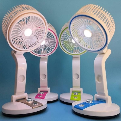 Picture of New Rechargeable Folding Table Fan with Led Light