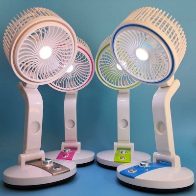 Picture of USB Rechargeable Folding Table Fan with Light