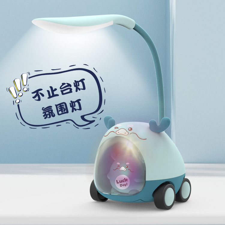 Picture of Desk Lamp Multi-purpose Eye-protection Adorable Household Mini Three-gear USB Lamp