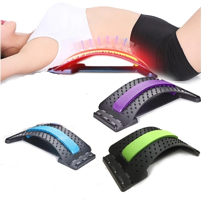 Picture of Back Massage Magic Stretcher Fitness Equipment Stretch Relax Mate Stretcher Lumbar Support Spine Pain Relief Chiropractic