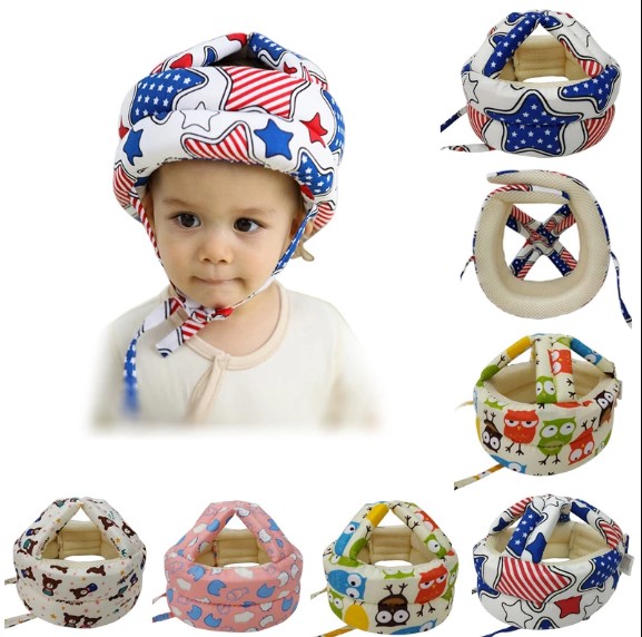 Picture of Toddler Baby Anti-Collision Safety Hat Infant Harnesses Adjustable Safety Helmet Baby Protective Hat with Strap Headguard Hat for Baby Boys Girls Crawling, Running, Walking