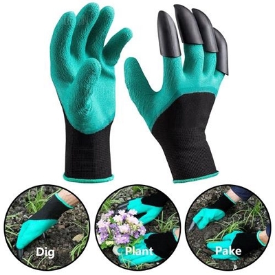 Picture of Gardening Gloves, Thorn Resistant Safe Garden Gloves for Pruning Roses Gardening Tools 1 pair