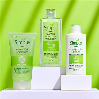Picture of Facial Wash, Toner & Moisturiser (150ml +200ml +125ml)