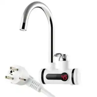 Picture of Hand Shower with Electric Digital Display Instant Hot Water Tap,Digital Bathroom Heater (Wall Mount)