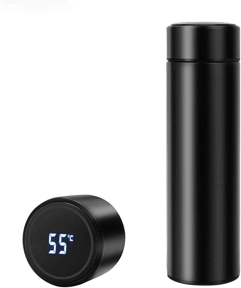 Picture of 500ml Thermos Stainless steel tumbler insulated water bottle cute coffee thermos cup LED Touch Display Temperature Vacuum Flasks