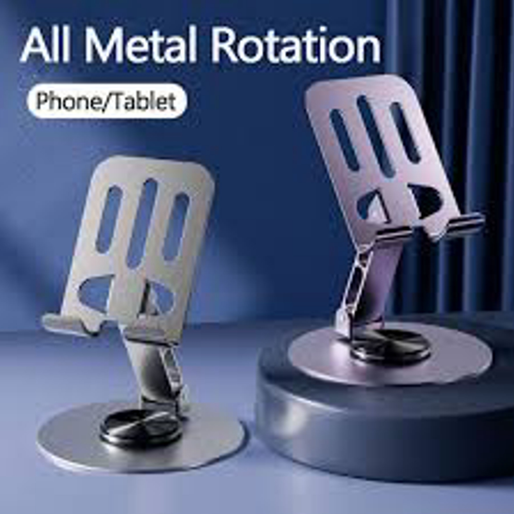 Picture of FOLDING ALUMINUM PHONE & TABLET STAND WITH 360° ROTATION