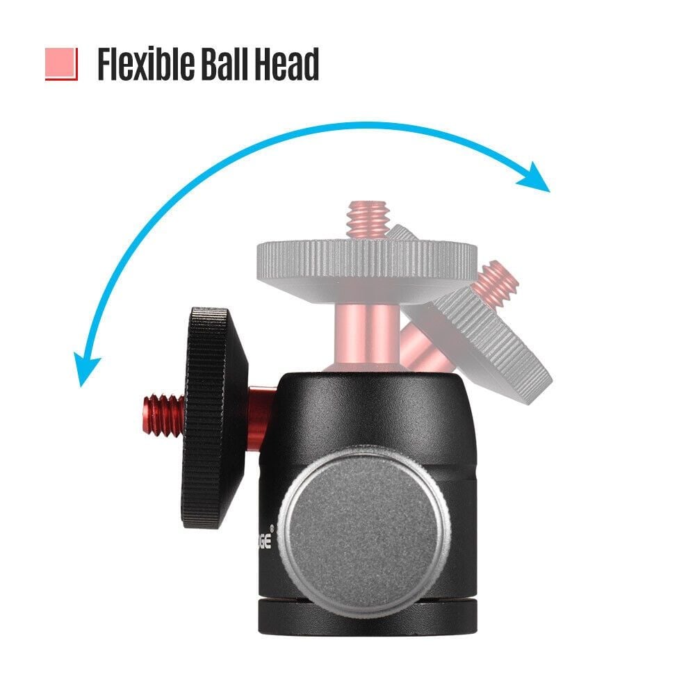 Picture of Ulanzi MT17 Mini Tripod With 360° Rotatable Ball Head For Phone Camera DSLR - Black