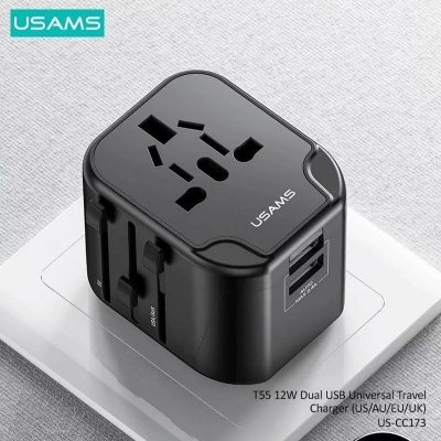 Picture of Universal Travel Charger (USAMS US-CC173 - Black