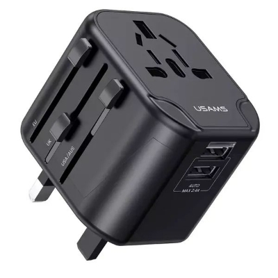 Picture of Universal 20W Fast Charge Travel Charger (USAMS US-CC179) - Black