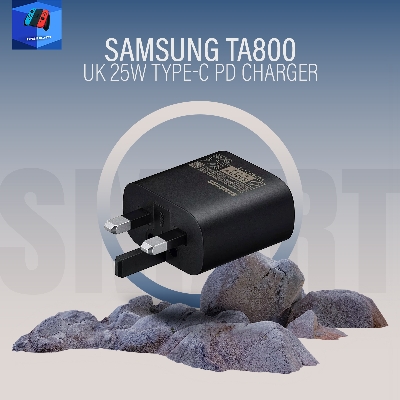 Picture of Samsung TA800 UK 25W Type-C PD Charger (Original, 1 Year Warranty) - Black