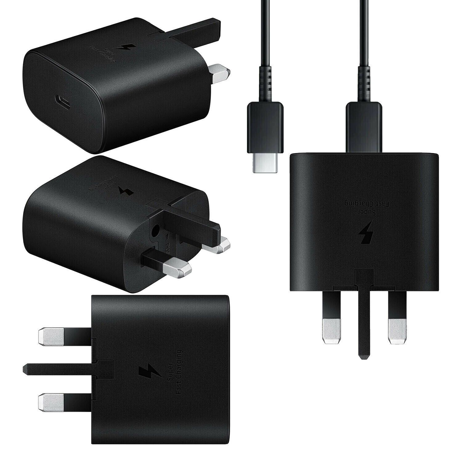 Picture of Samsung TA800 UK 25W Type-C PD Charger (Original, 1 Year Warranty) - Black