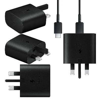 Picture of Samsung TA800 UK 25W Type-C PD Charger (Original, 1 Year Warranty) - Black