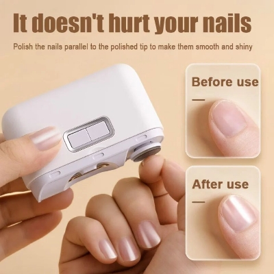 Picture of SHOWLON Electric Nail Clipper LQ-DDZJD01  1 year official warranty - White