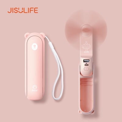 Picture of JISULIFE F8X Mini Fan Portable Fan & Power Bank (Upgrade Version)-