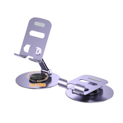 Picture of Explosions desktop mobile phone bracket all metal 360 ° rotating folding flat ipd multifunctional universal lazy bracket