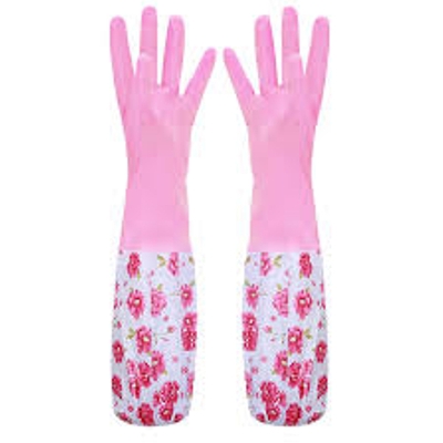 Picture of High Quality Silicone Dish Washing Kitchen Hand Gloves