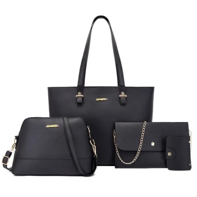 Picture of 4 PCS. FASHIONABLE WATERPROOF LADIES COMBO BAG SET
