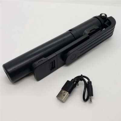 Picture of P20S R1 R1S Bluetooth Wireless Remote Selfie Stick LED light 3 in 1 Extendable Foldable Handheld Monopod Tripod Stand Holder