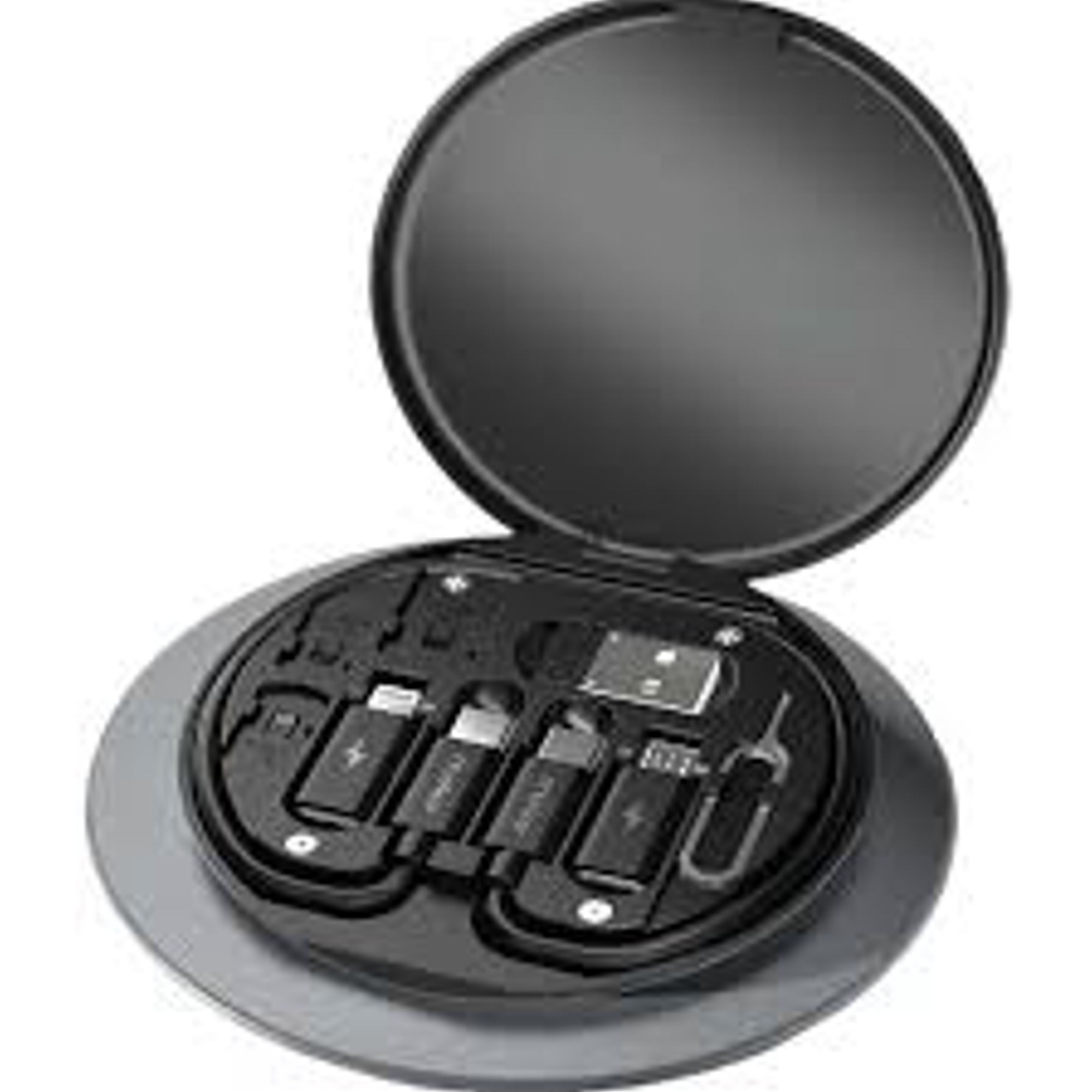 Picture of 6 in1 Mini Data Cable Set Storage Box 60w Quick Charge Multi Function Data Cable Mobile Phone Holder Storage Box