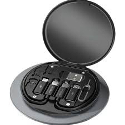 Picture of 6 in1 Mini Data Cable Set Storage Box 60w Quick Charge Multi Function Data Cable Mobile Phone Holder Storage Box