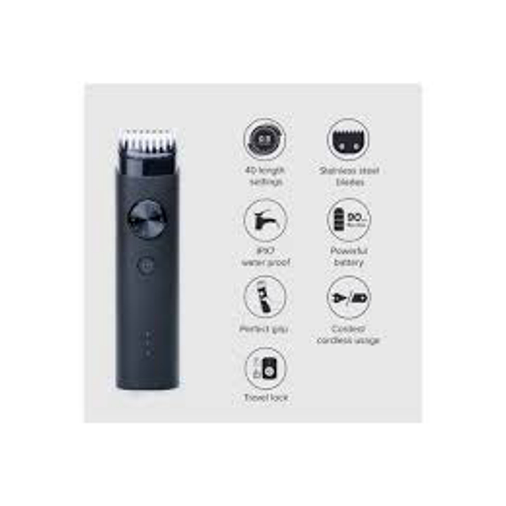 Picture of Realme Dizo Trimmer Neo for Men With High Precisioned Trimming USB Type-C Fast Charging 0.5mm Precision 20 Length Settings Up to 300 Min Run Time