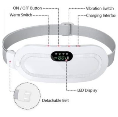 Picture of Portable Cordless Heating Pad With Adjustable Strap