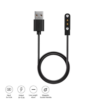 Picture of Xiaomi Haylou Solar LS05 Smart Watch Charger - Black