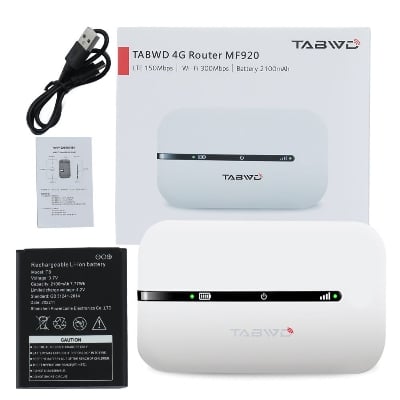 Picture of TABWD Router MF920( Original 2 years replacement warranty) - White