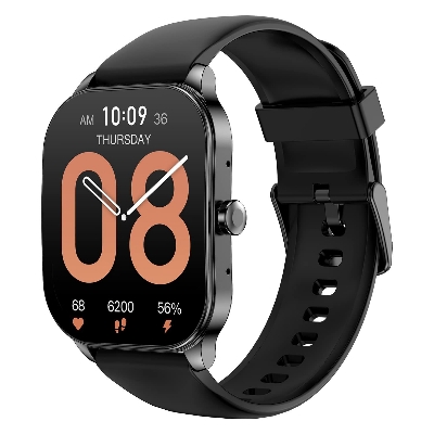 Picture of Amazfit Pop 3S Smart Watch(1 year replacement warranty) - Black