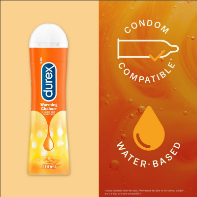 Picture of Durex Lubricant, Play Warmer Lube, 100 ml