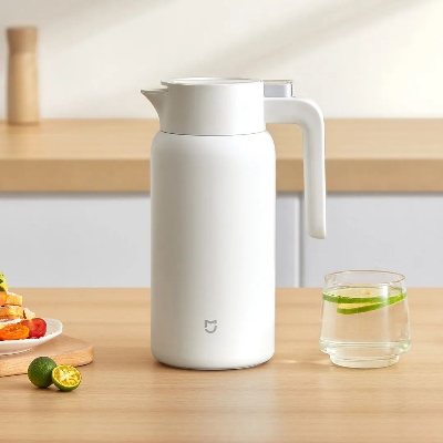 Picture of Xiaomi Mijia Thermos Cup 1.8L Flask Water Bottle Cup Stainless Steel Vacuum Cup - White